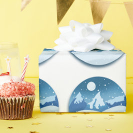 Peaceful Frosted Landscape Presentpapper