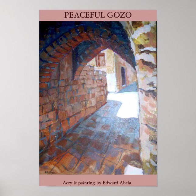 PEACEFUL GOZO POSTER (Framsidan)