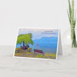 PEACEFUL ITALIAN LAKESIDE SCENE KORT