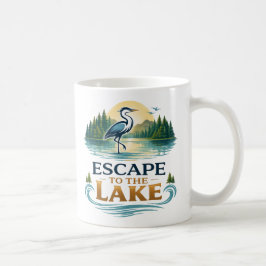 Peaceful Lake Life Graphic Tee Kaffemugg