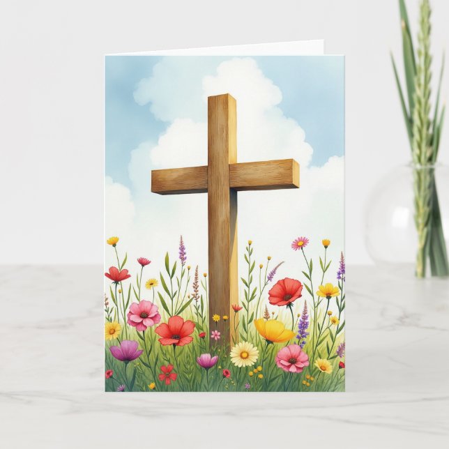 Peaceful Meadow Scene Art Card Kort (Framsida)
