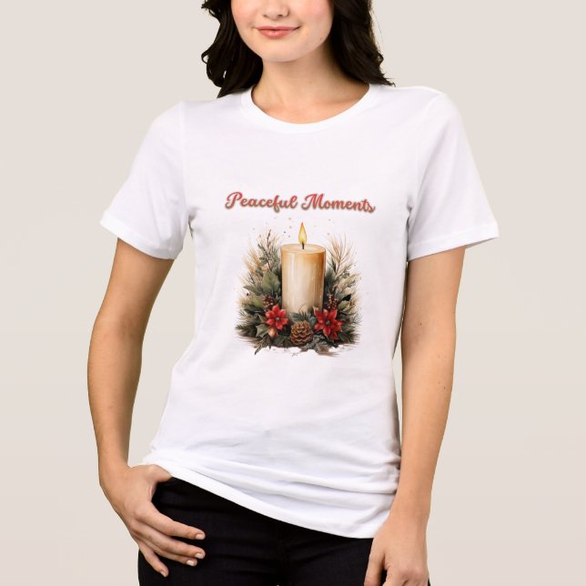 Peaceful Moments & Quiet Soul T-Shirt  (Framsida)