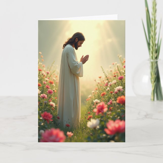 Peaceful Reflection Scene Card Kort (Framsida)
