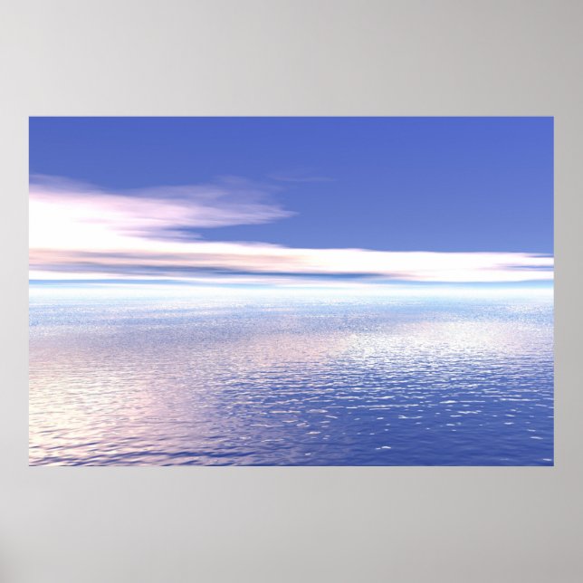 Peaceful Sea Poster (Framsidan)