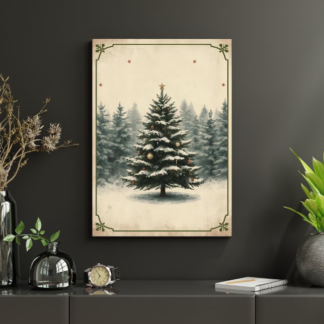 Peaceful Winter Wonderland Holiday Wall Art Poster (Skapare uppladdad)