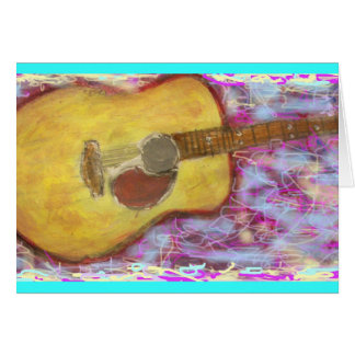 PeaceLove Guitar Hälsningskort