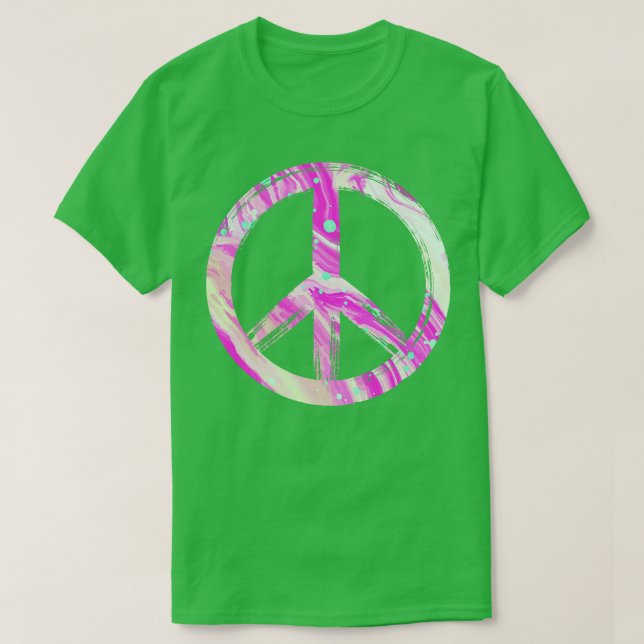 PeaceLove Hippie Gift T Shirt (Design framsida)