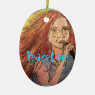 PeaceLove vippaflicka Julgransprydnad Keramik