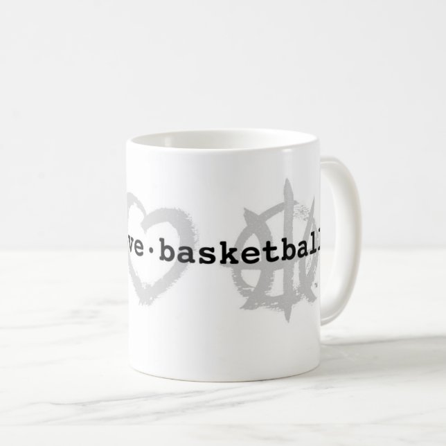 PeaceLoveBasketball mugg (Framsida höger)