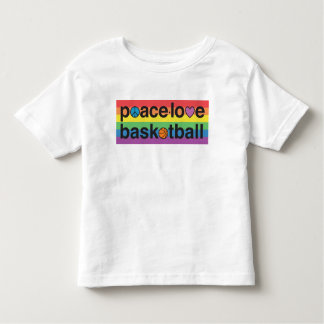 PeaceLoveBasketball PRIDE Småbarn Jersey T-Shirt 