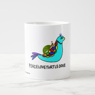 PeaceLoveTurtleDove Mugg Jumbo Mugg