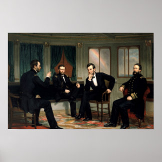 Peacemakers Abe Lincoln Historical Print Poster
