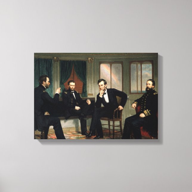 Peacemakers Abraham Lincoln Wrapped Canvas (Framsida)