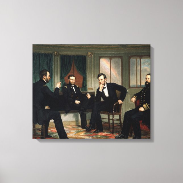 Peacemakers av George Peter Alexander Healy Canvastryck (Framsida)