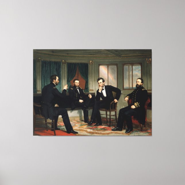 Peacemakers av George Peter Alexander Healy Canvastryck (Framsida)