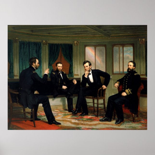 Peacemakers av George Peter Alexander Healy Poster (Framsidan)