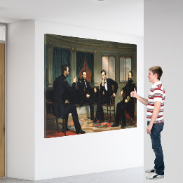 Peacemakers Painting of 1868 Canvastryck