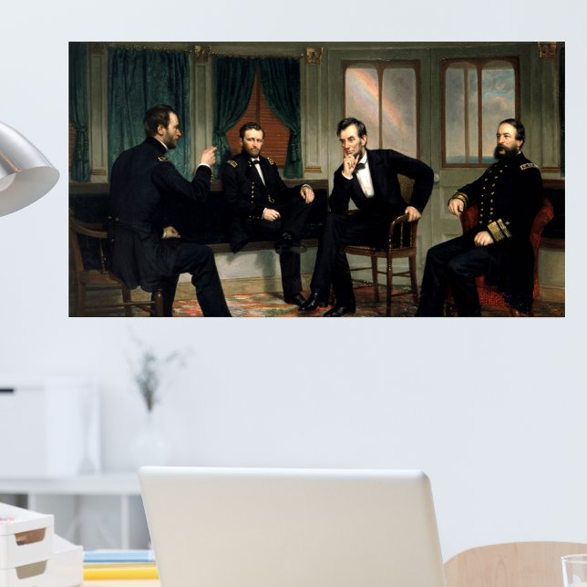 Peacemakers Painting of 1868 Poster (The Peacemakers Painting of 1868 Poster)