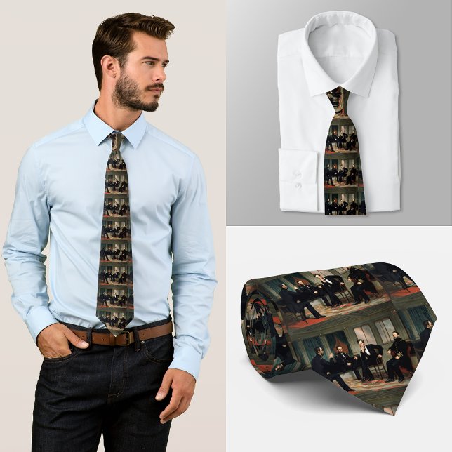 Peacemakers Painting of 1868 Slips (The Peacemakers Painting of 1868 Neck Tie Collection)