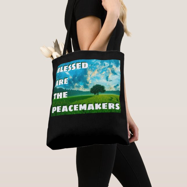 Peacemakers Tote Tygkasse (Närbild)