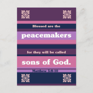 Peacemakers välsignelse vykort