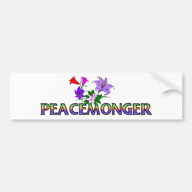 Peacemonger Bildekal (Framsidan)