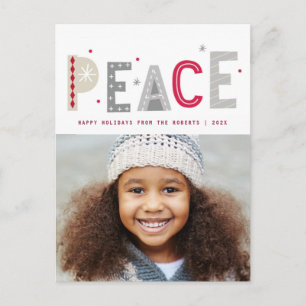 Peacens moderna brevchristmas vykort