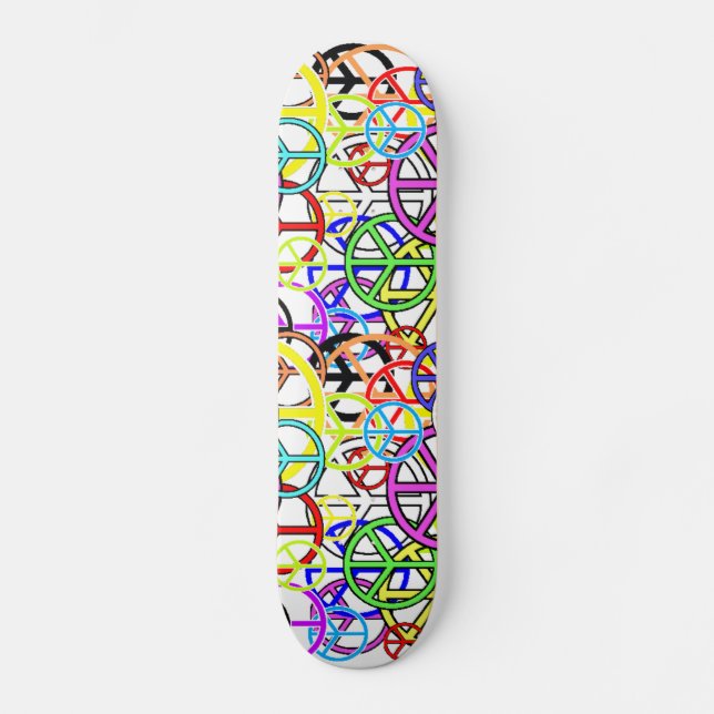 peacesigns skateboard bräda 19,5 cm (Framsida)