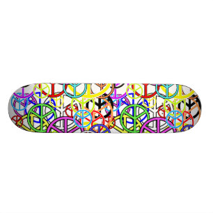 peacesigns skateboard bräda 19,5 cm