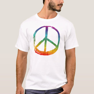 Peacesymboltecken - 1960-talet - ingen hippie Tie- T Shirt