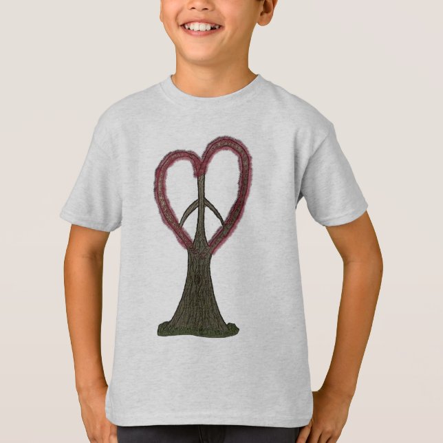peacetreeheart t shirt (Framsida)