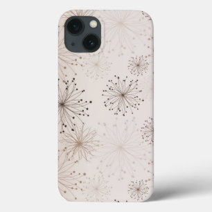 Peach Abstrakt Flowers