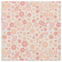 Peach Airy Wildblomme Meadow Mönster