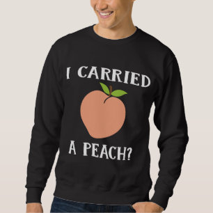 Peach Älskare Clothing, jag hade en persikofrukt A Lång Ärmad Tröja