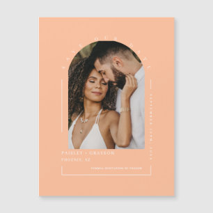 Peach Arch Photo Spara our Date Magnetic Card