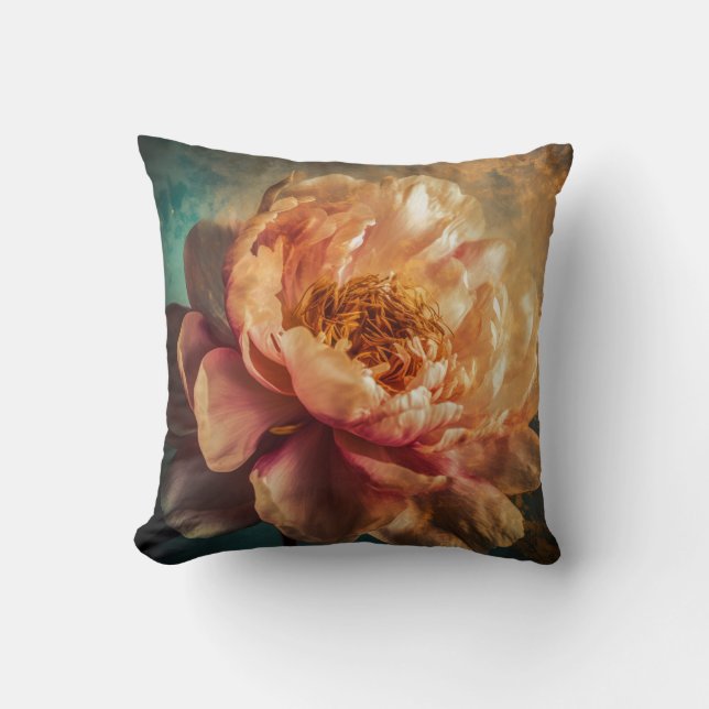 Peach Beauty Kudde (Framsida)