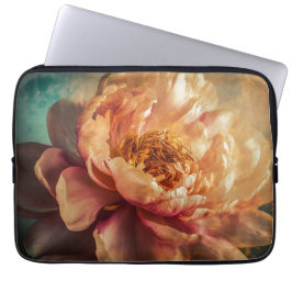 Peach Beauty Laptop Fodral