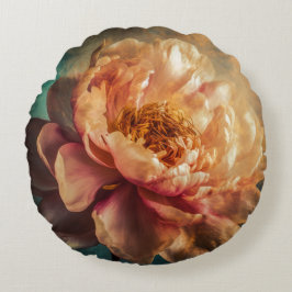 Peach Beauty Rund Kudde