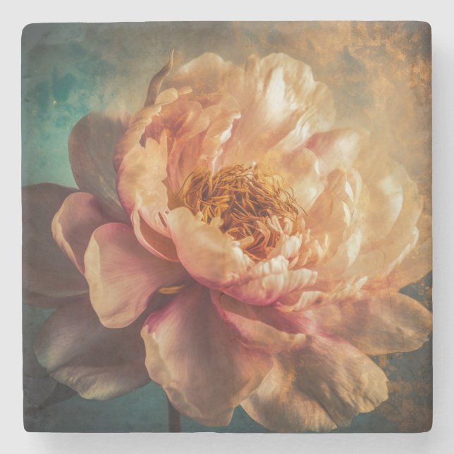 Peach Beauty Stenunderlägg (Framsidan)