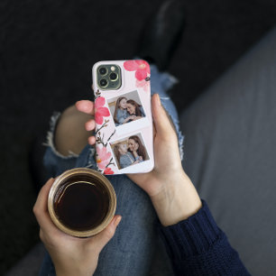Peach Blommar Mors dag Photo Phone Case