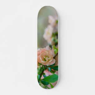Peach Blommar Quince Mini Skateboard Bräda 18,5 Cm