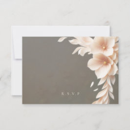 Peach blommigt bröllop måltider, OSA