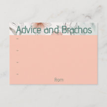 Peach-blommigtens rådgivningskort