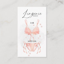 Peach Blush Lingerie Bridal Shower Size