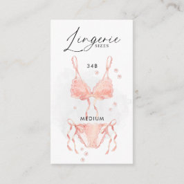 Peach Blush Lingerie Bridal Shower Size  Tilläggskort