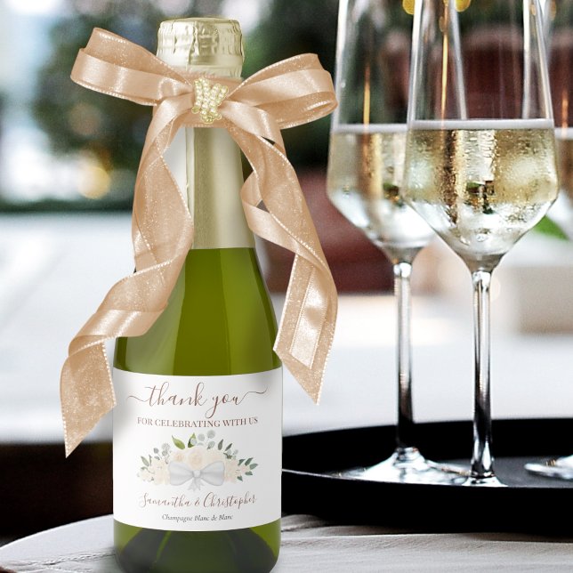  Peach Boho Blommigt Bröllop Tack Mini (Skapare uppladdad)