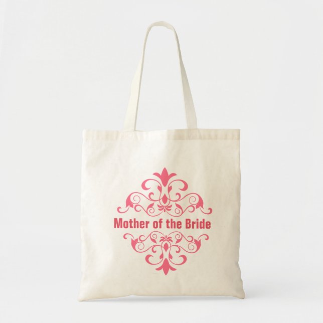 Peach Budens mamma Bröllop Totala Bag Tygkasse (Framsidan)