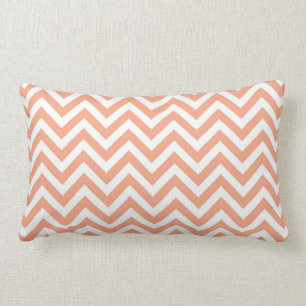 Peach Chevron Lumbar Pilling Lumbarkudde