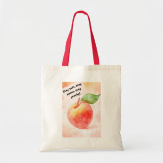 Peach-citattecken - Nyhet och inspiration Tygkasse