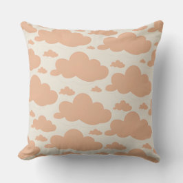 Peach Cloud Himmel Pillow Kudde